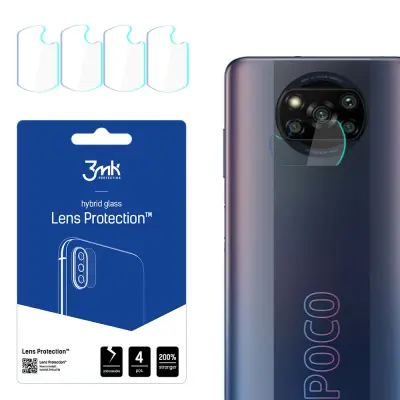 3MK ZAŠČITA LEČ KALJENO STEKLO ZA OVITEK XIAOMI POCO X3 PRO