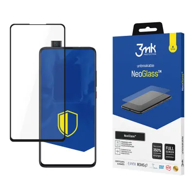 3MK NEOGLASS KALJENO STEKLO ZA XIAOMI MI 9T PRO BLACK CASE COVER