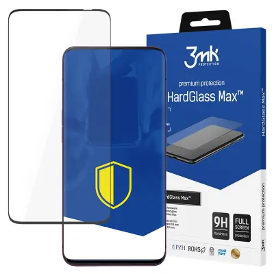3MK HARDGLASS MAX OPPO FIND X2 ČRNO KALJENO STEKLO ZA EKRAN