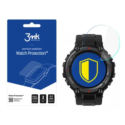 XIAOMI AMAZFIT T-REX PRO KALJENO STEKLO 3MK FLEXIBLEGLASS LITE ZA URO