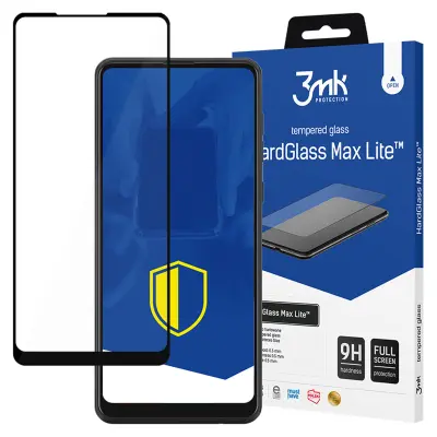 SAMSUNG GALAXY A21 BLACK - 3MK HARDGLASS MAX LITE