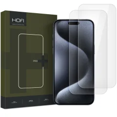 HOFI KALJENO STEKLO GLASS PRO+ 2-PAKET ZA IPHONE 16 PRO CLEAR