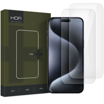 HOFI KALJENO STEKLO GLASS PRO+ 2-PAKET ZA IPHONE 16 PRO CLEAR