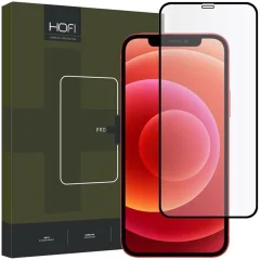 HOFI FULL PRO+ KALJENO STEKLO ZA IPHONE 12/12 PRO ČRNA ZAŠČITA
