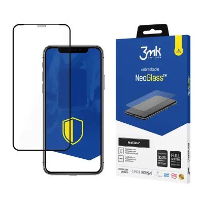 APPLE IPHONE X/XS BLACK - 3MK NEOGLASS