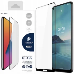 DUX DUCIS WYTRZYMAŁE SZKŁO HARTOWANE NA EKRAN Z RAMKĄ DO NOKIA 3.4 CZARNY