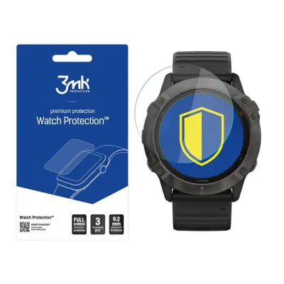 GARMIN FENIX 6X PRO - 3MK WATCH PROTECTION V. FLEXIBLEGLASS LITE