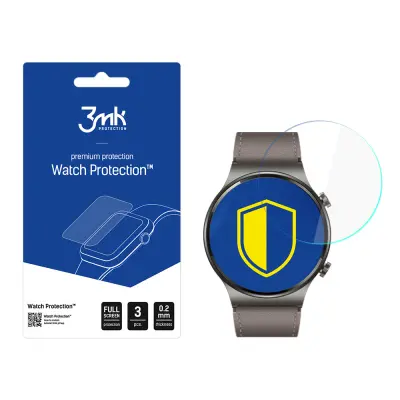 HUAWEI WATCH GT 2 PRO - 3MK WATCH PROTECTION V. FLEXIBLEGLASS LITE