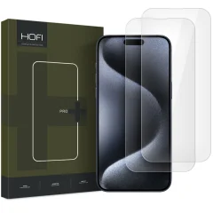 KALJENO STEKLO HOFI GLASS PRO+ 2-PAKET ZA IPHONE 16 CLEAR PROTECTION