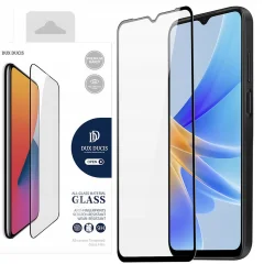 DUX DUCIS WYTRZYMAŁE SZKŁO HARTOWANE 9H DO OPPO A17 Z CZARNĄ RAMKĄ