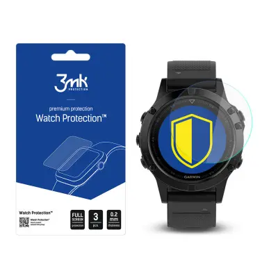 GARMIN FENIX 5 47 MM - 3MK WATCH PROTECTION V. FLEXIBLEGLASS LITE