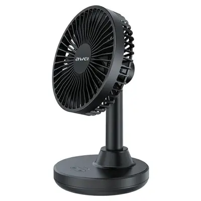 AWEI MINI NAMIZNI VENTILATOR F29 ČRNO ETUI USB ZA PISARNO