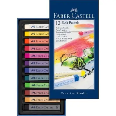 Faber Castell pasteli mehki set 12