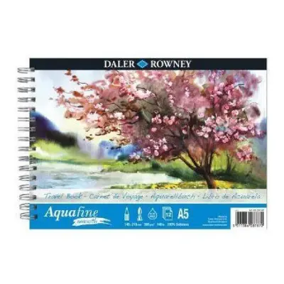 Blok akvarelni Aquafine Travel Smooth A5 300g, HP, 12 listov