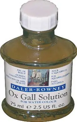 Medij OxGall za akvarelne barve 75 ml
