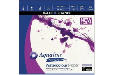 Blok akvarelni Aquafine 25x25 cm 300g 12 listni CP