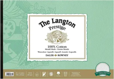 Blok akvarelni Langton Prestige 50,8x35,5 cm, 300g, CP, 12 listni,