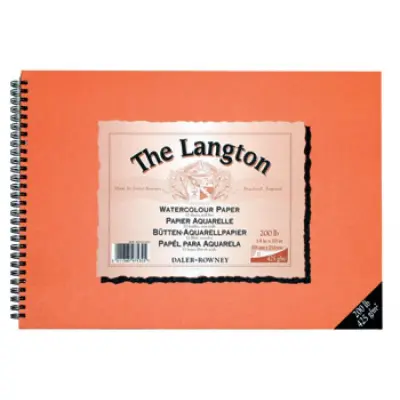 Blok akvarelni Langton spirala 35,5x25,4 cm, 425g, 12 listni, CP fina str.