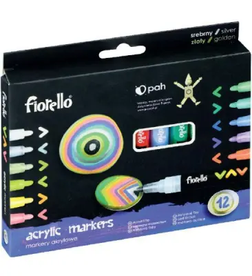 Akrilni flomastri Fiorello, set 12