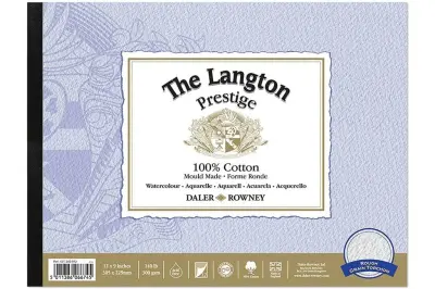 Blok akvarelni Langton Prestige 30,5x22,9 cm, 300g, 12 listni