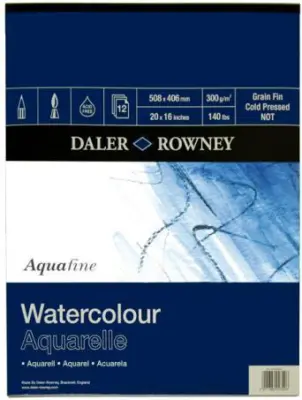 Blok akvarelni Aquafine 50,8x40,64 cm , 300g, 12 listni CP