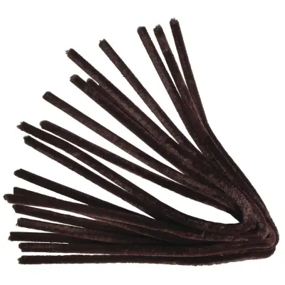 Kosmate žičke, 50 cm, temno rjave, 10 kom., debelina 9 mm