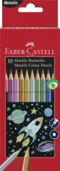 Barvice Faber-Castell Hex Metalic 10/1