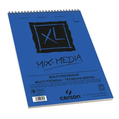 Skicirka spirala XL Mix Media A3 300 g GM, 30 listna