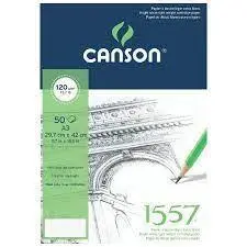 Skicirka Canson 1557 A3 120 g, 50 listna