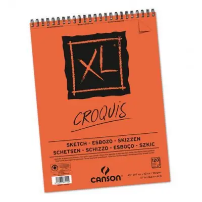 Skicirka spirala XL Croquis A3 90 g, 120 listna