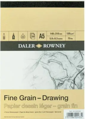 Skicirka Fine Grain A5 120g 30 listna
