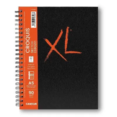 Skicirka spirala XL Sketch A5 90 g, 100 listna