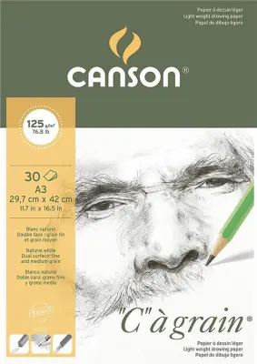 Skicirka "C" á Grain A3 125 g, 30 listna