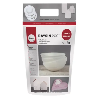 Raysin 200 prah za vlivanje v kalupe, bel, 1 kg
