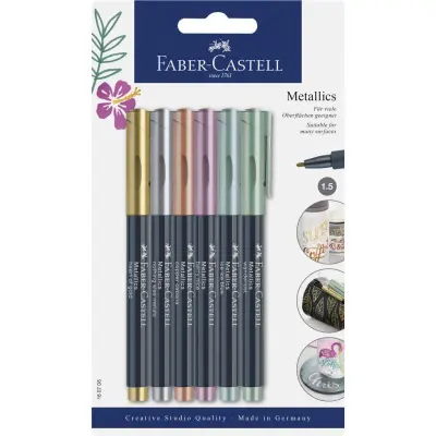 Flomastri FC Metallics set 6