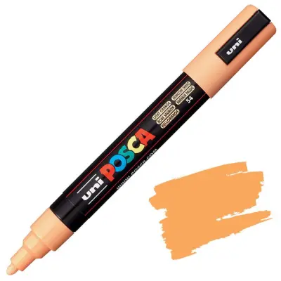 POSCA Uni flomaster; konica 1,8-2,5 mm; svetlo oranžen