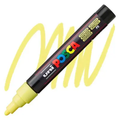 POSCA Uni flomaster; konica 1,8-2,5 mm; sončno rumen