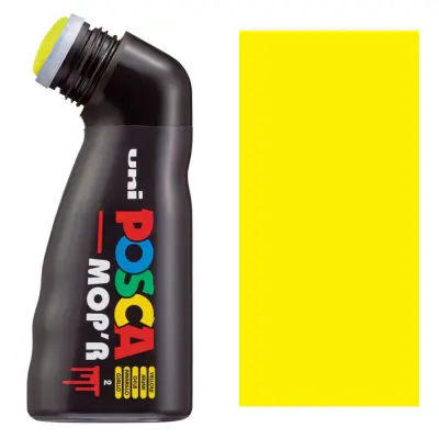 POSCA Uni flomaster; konica 3-19 mm gobica; rumen