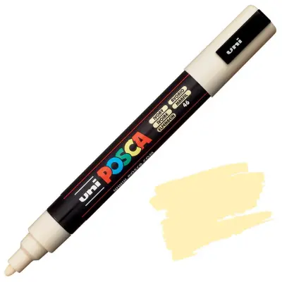 POSCA Uni flomaster; konica 1,8-2,5 mm; slonokočen