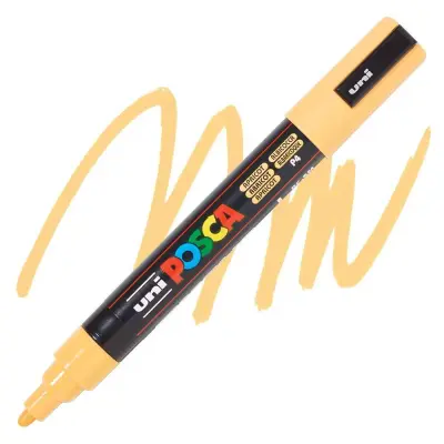 POSCA Uni flomaster; konica 1,8-2,5 mm; mareličen