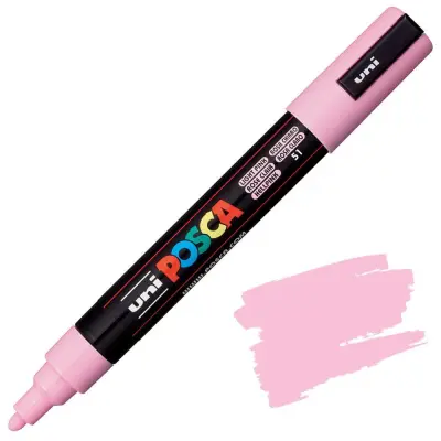 POSCA Uni flomaster; konica 1,8-2,5 mm; svetlo pink