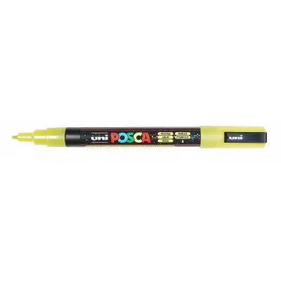 POSCA Uni flomaster; konica 0,9-1,3 mm; rumen