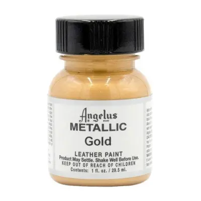 Angelus barva za usnje, Metallic Zlata, 29.5ml