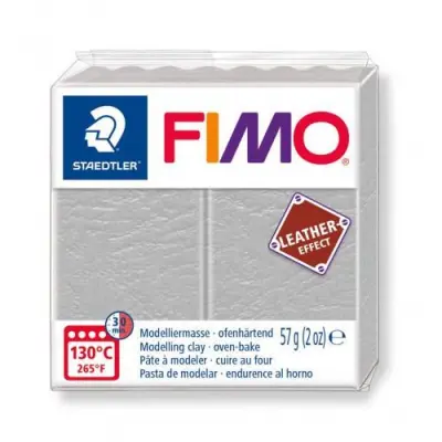 FIMO Leather polimerna masa 809, 56g Dove Grey