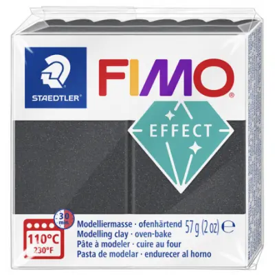 FIMO Effect polimerna masa 91 Steel Grey Metallic