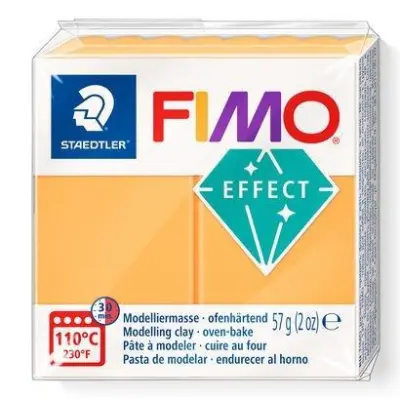 FIMO Effect polimerna masa 401 neon oranžna