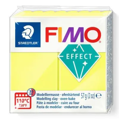 FIMO Effect polimerna masa 101 neon rumena