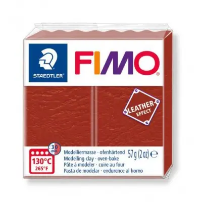 FIMO Leather polimerna masa 749, 56g Rust