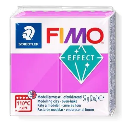 FIMO Effect polimerna masa 601 neon vijolična
