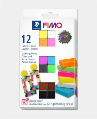 FIMO Effect Neon set, 12x25g